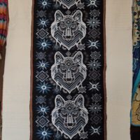 camino de mesa pie de cama bordado estilo mexicano