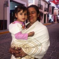 Rebozo Artesanal de Oaxaca. Rebozo Para Cargar Bebés. 2.50mts.