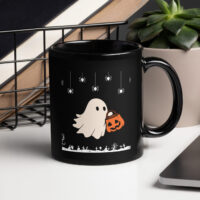 taza para halloween fantasmita