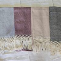 paquete con 20 rebozos de rombo artesanales de oaxaca.